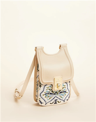 Women's Spartina 449 Etta Phone Crossbody Handbag in Hamilton Rug Print.