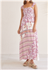 Summer multi print maxi dress