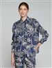 Navy Jungle Print Shirt