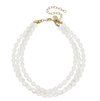 Women's triple strand of Freshwater Pearls, 16 inch with 3 inch extender.