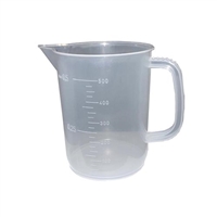 Plastic BestCode wash beaker that holds fluids when doing maintenance on BestCode inkjet systems. 47-0021