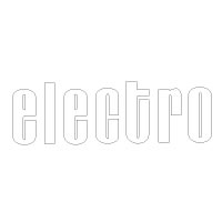 Electro Helmet White die cut decal sticker