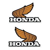 1980 1981 1982 1983 1984 Honda XR80 Tank Wing decal sticker