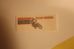 1970's Vintage Team Honda Logo decal sticker