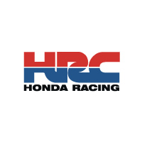 HRC Honda Racing w/Lettering on white background