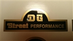 DG Street Performance Swingarm Sticker Set- Black / Gold