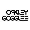 Oakley Goggles Diecut Decal Black