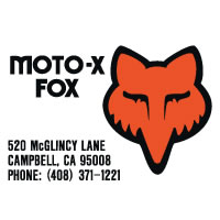 Moto-X Fox Swingarm Small decal sticker set