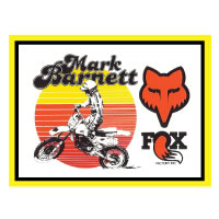 Fox - Mark Barnett Racing Decal