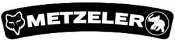 Metzler Fox arched fender decal sticker set
