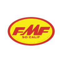 FMF Large Oval Yellow Red