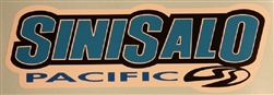 Sinisalo Pacific blue decal sticker