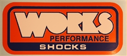 Works Performance Shocks decal sticker