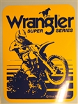 Wrangler Super Series bike decal sticker