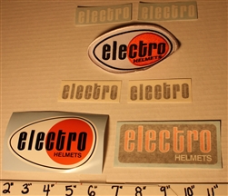 Electro Helmets decal sticker kit