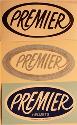 Premier Helmet decal sticker kit