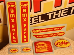 FMF Breithaupt Replica BMX sticker kit