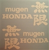 Mugen Honda die cut tank decal stickers