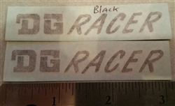 DG Racer die cut - Black