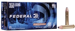 Federal Power-Shock 350 Legend 180gr Soft Point - 20rd Box