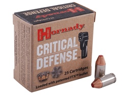 Hornady Critical Defense 380ACP Flex Tip Hollow Point Ammo 90gr - 25rd Box