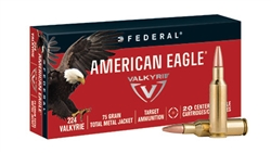 Federal American Eagle 224 Valkyrie Total Metal Jacket 75gr - 20 Rd box