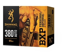 Browning .380 ACP BXP 95gr X-Point - 20rd Box