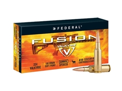Federal Premium  224 Valkyrie Fusion Soft Point 90gr - 20 Rd box