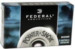 Federal H13200 Premium Power Shok Low Recoil 00 9 Pellet Buck Shot-(5) Shells/Box