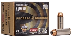 Federal 44MAG JHP HYDRA-SHOK 240gr - 20rd box