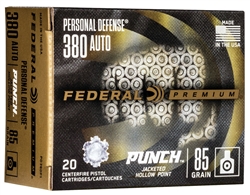 Federal Premium 380 ACP Punch JHP 85gr - 20rd Box