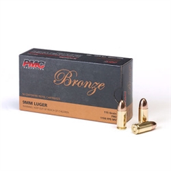 PMC 9MM Luger FMJ 115gr - 50rd Box