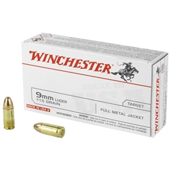 Winchester 9MM 115gr FMJ - 50 Rd Box