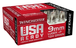 Winchester 9MM Luger +P 124gr Defense HP - 20 Rd Box