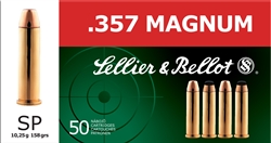 Sellier & Bellot 357 MAG SP 158gr - 50rd box