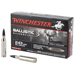Winchester 243 Win 95gr Ballistic Silver Tip - 20rd box