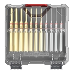 Real Avid 11-Piece Standard Brass & Steel Pin Punch Set