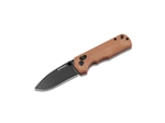 Boker Knives Rockstub Folding Knife - 440B Blade - Brown Micarta Grip