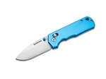 Boker Knives Rockstub Folding Knife - 440B Blade - Blue Aluminum Grip
