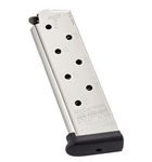 CMC 1911 Railed Power Mag Full Size - 45 ACP - 8rd - Stainless
