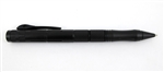 CobraTec OTF Auto Tactical Pen Black Aircraft Grade Aluminum Body with Satin Stainless Steel Blade