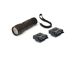 Cyclops 14 LED Flashlight and Ultimate Mini LED Hat Clip Light Kit