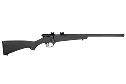 Savage Arms Rascal FV-SR 22LR Bolt Action Single Shot Youth Rifle w/ Threaded Heavy Barrel - Black