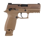 Sig Sauer P320-M18  9MM 3.9" 17+1 and 21+1 - Coyote PVD