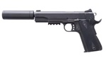 American Tactical Imports GSG 1911-22LR Black with Faux Suppressor