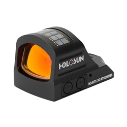 Holosun HS407C X2 - Pistol Red Dot Sight - 50K Battery Life w/ Solar Failsafe