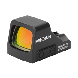 Holosun HS507K X2 - Pistol Red Dot Sight - 50K Battery Life