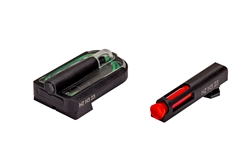 Hi-Viz FASTDOT Tritium / Fiber OpticSight Set  for Glock MOS 9mm, .40, and 357 Sig
