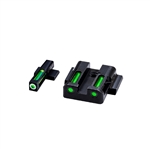 Hi-Viz Smith & Wesson M&P Litewave H3 Tritium/Litepipe Sight Set