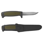 Morakniv Basic 511 Fixed Blade Knife - Black / Military Green